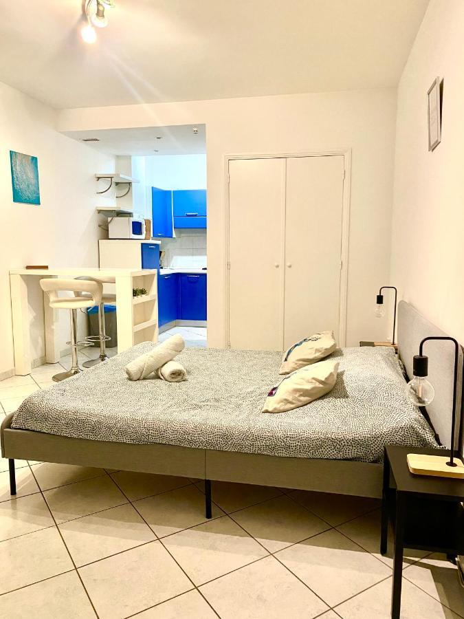 Studio Menton Proche Mer Climatise Wifi Exterior photo